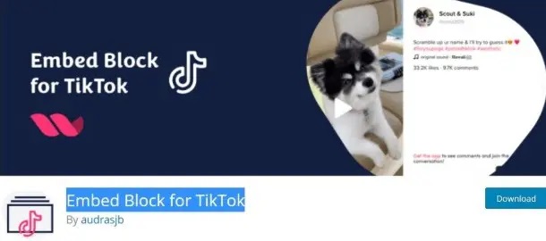 TikTok - Embed Block for TikTok